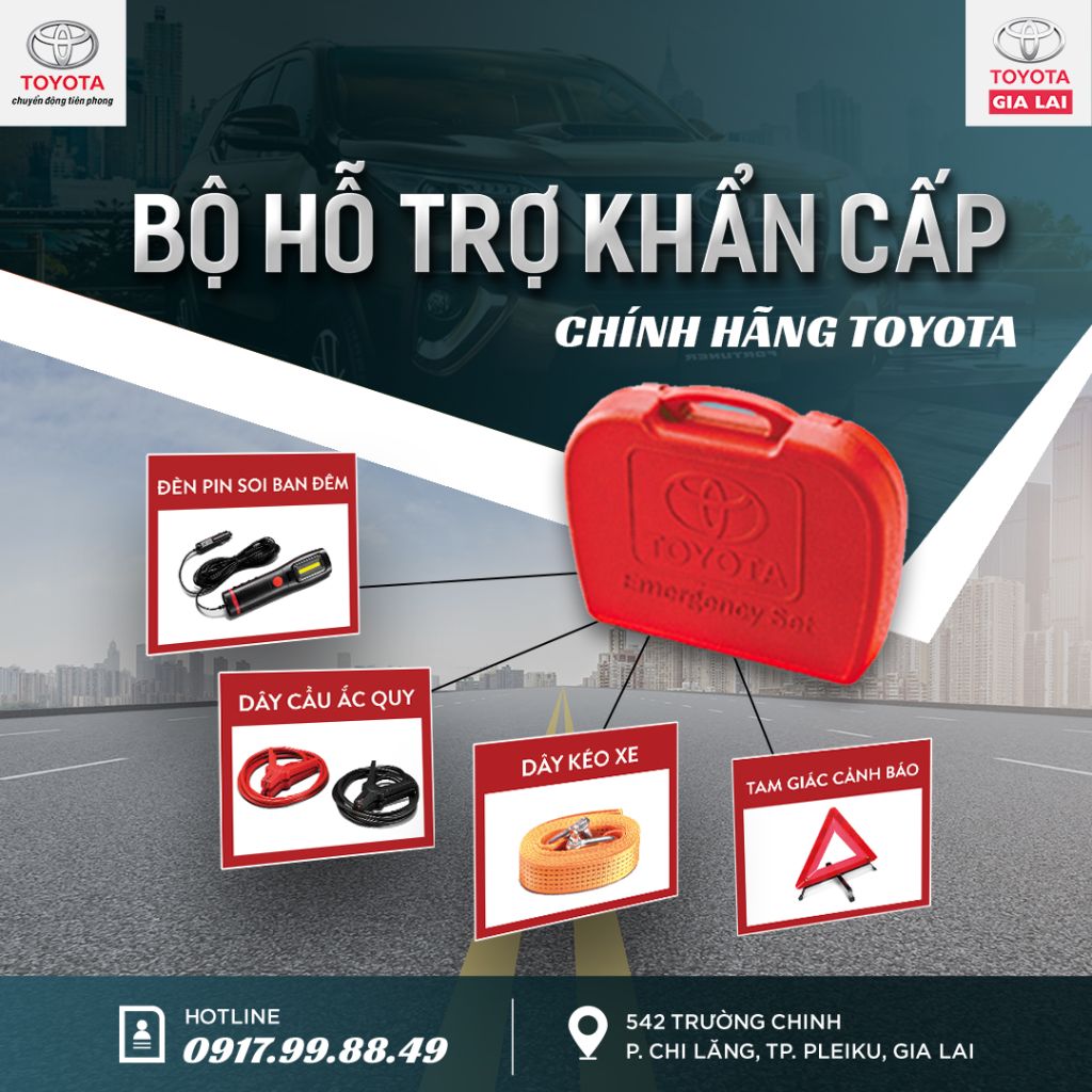 Bo Ho Tro Khan Cap Chinh Hang Toyota