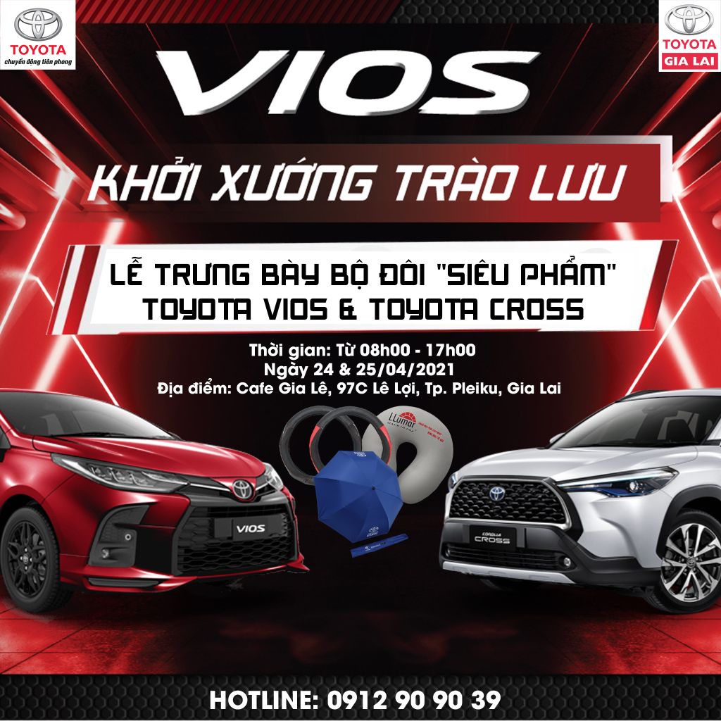 Le Trung Bay Bo Doi Sieu Pham Toyota Vios & Toyota Cross