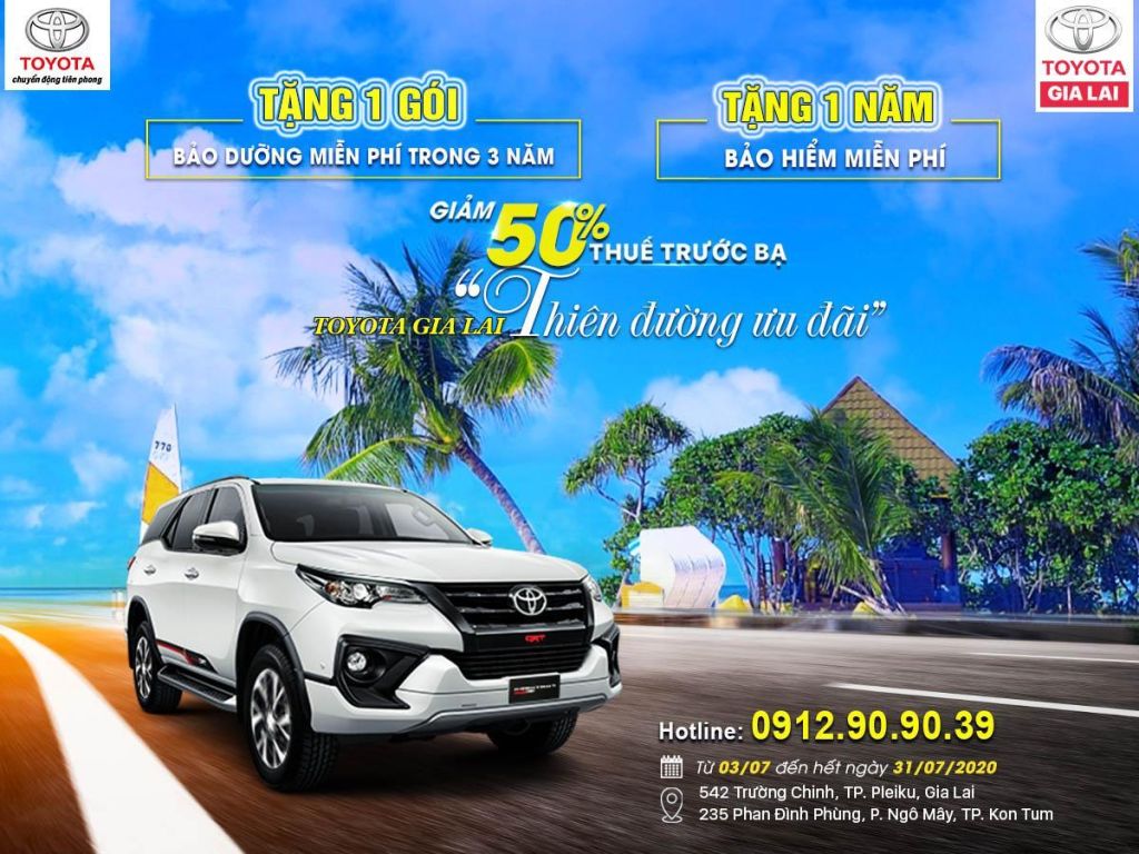 Toyota Gia Lai Thien Duong Uu Dai