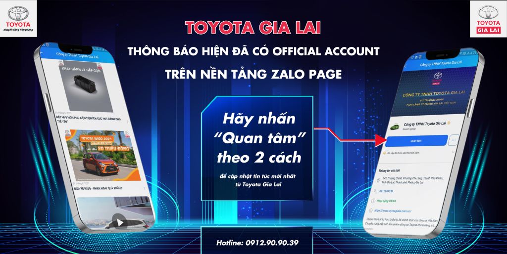 Toyota Gia Lai Thong Bao Da Co Zalo Page Official Account (1)