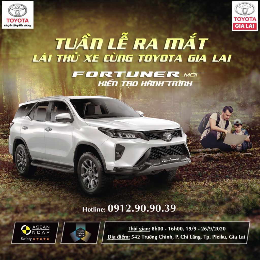 Tuan Le Ra Mat Xe Moi Suv Dinh Dam Toyota Fortuner 2020 & Lai Thu Xe Cung Toyota Gia Lai